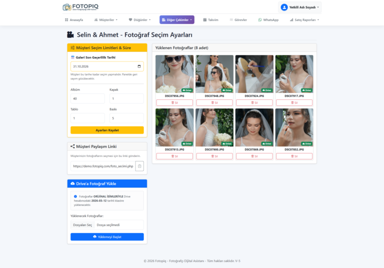Fotoğraf Seçim Portalı