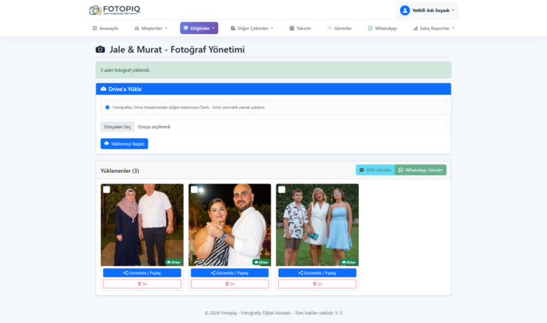 Tek Tıkla Dijital Teslimat ve Sosyal Paylaşım